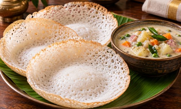 Appam with Stew